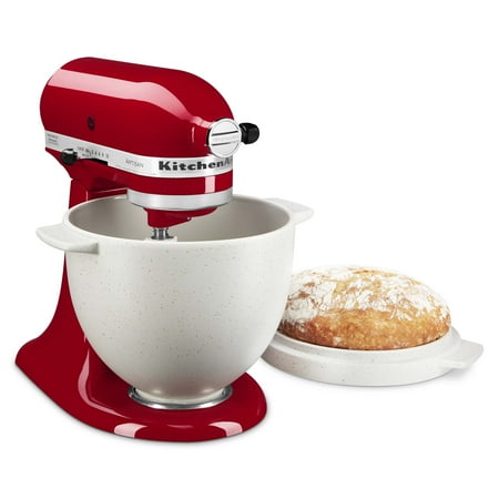 KitchenAid - Bread Bowl with Baking Lid - Grey Speckle
