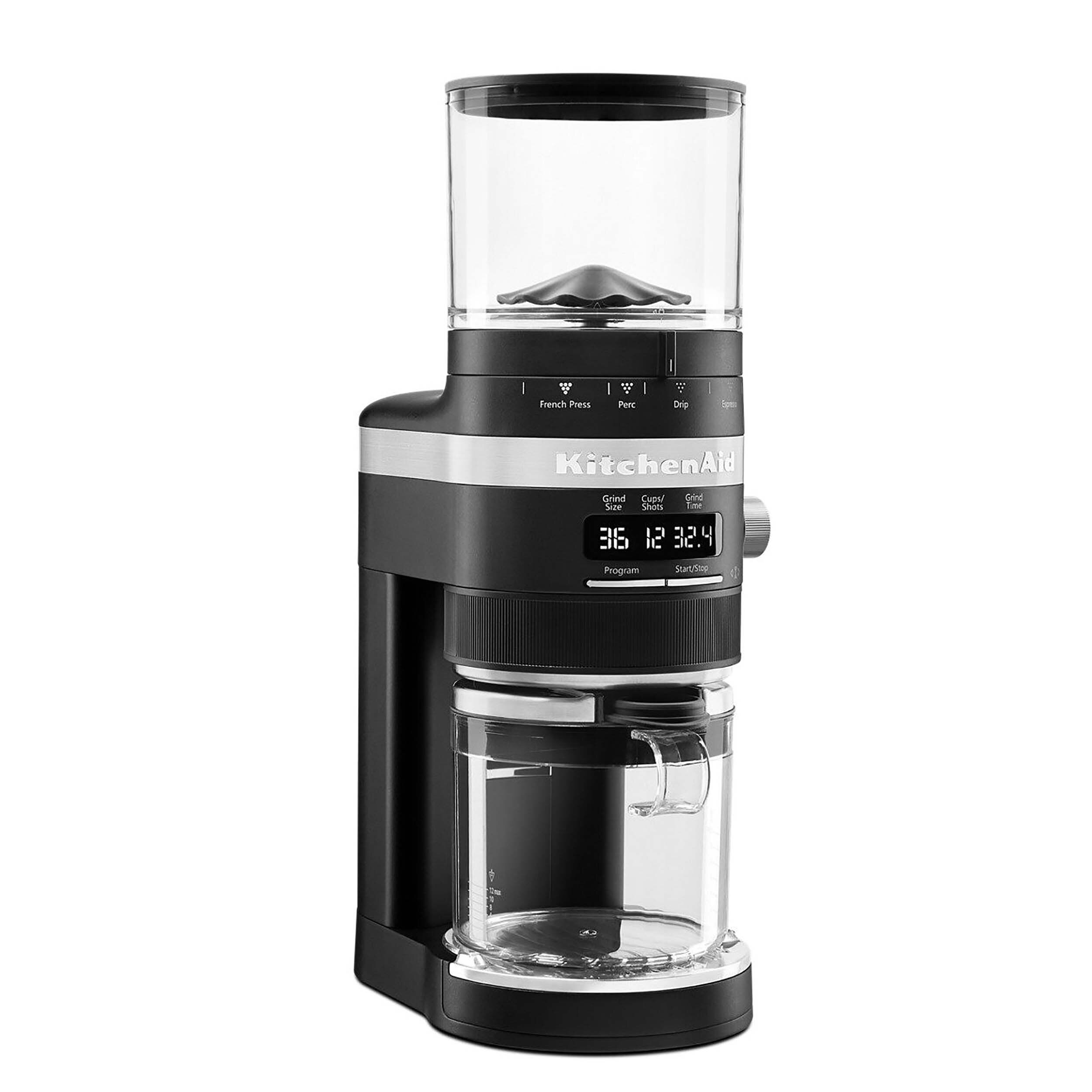 KitchenAid Burr Coffee Grinder, Black Matte, BCG8433 - image 1 of 9