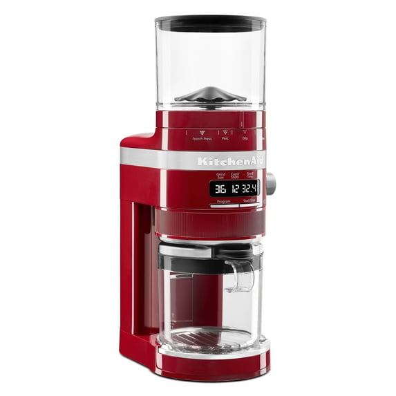 KitchenAid Burr Coffee Grinder, Empire Red, KCG8433