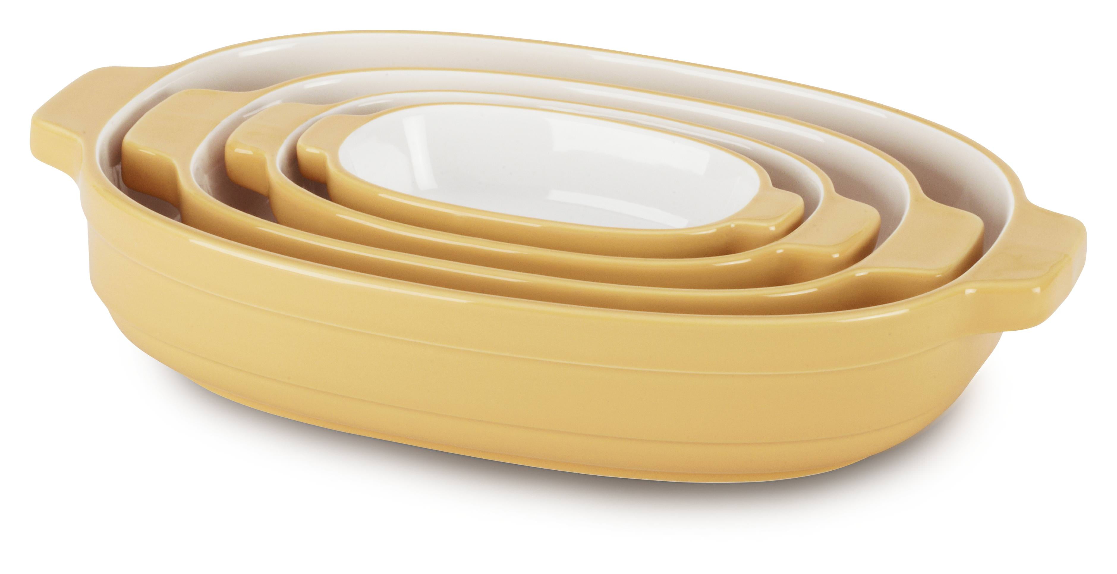 KitchenAid® Ceramic 4Piece Nesting Casserole Set