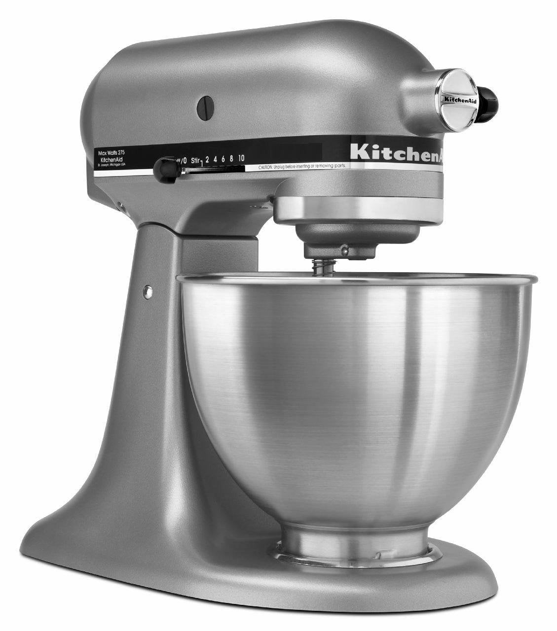 KitchenAid Classic Deluxe Series 4.5QT 300 Watt Tilt Head Stand Mixer, White
