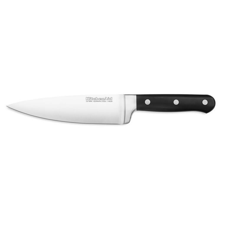 KitchenAid Classic Forged 6-Inch Triple Rivet Chef Knife (KKFTR6CHOB) 