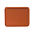 thumbnail image 1 of KitchenAid Classic Plastic Cutting Board with Trench, Non-Slip Edges, Dishwasher Safe, 8x10, Scorched Orange, 1 of 6