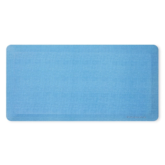 KitchenAid Classic Series Solid Basketweave Kitchen Comfort Mat, Blue Velvet, 20"x39"