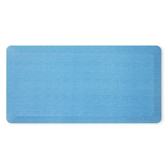 KitchenAid Classic Series Solid Basketweave Kitchen Comfort Mat, Blue Velvet, 20"x39"