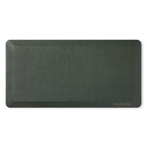 KitchenAid Classic Series Solid Basketweave Kitchen Comfort Mat, Deep Forest Green, 20"x39"