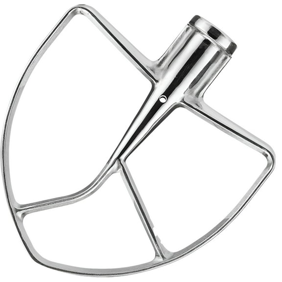 KitchenAid Commercial Stainless Steel Flat Beater - NSF Certified, KSMC7QFB