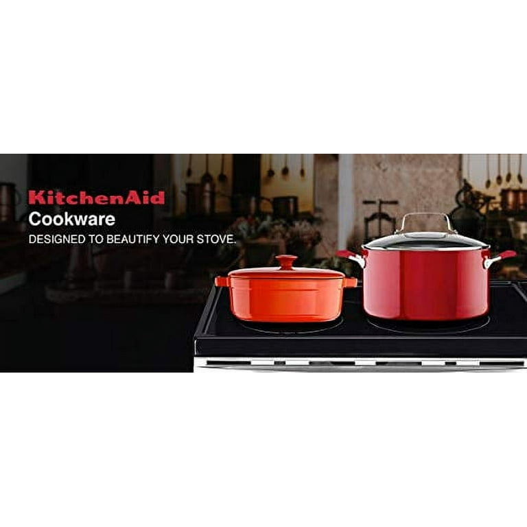 KitchenAid Cookware SS 10pc Candy Apple 