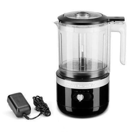 KitchenAid - 5 Cup Cordless Rechargeable Chopper - Onyx Black