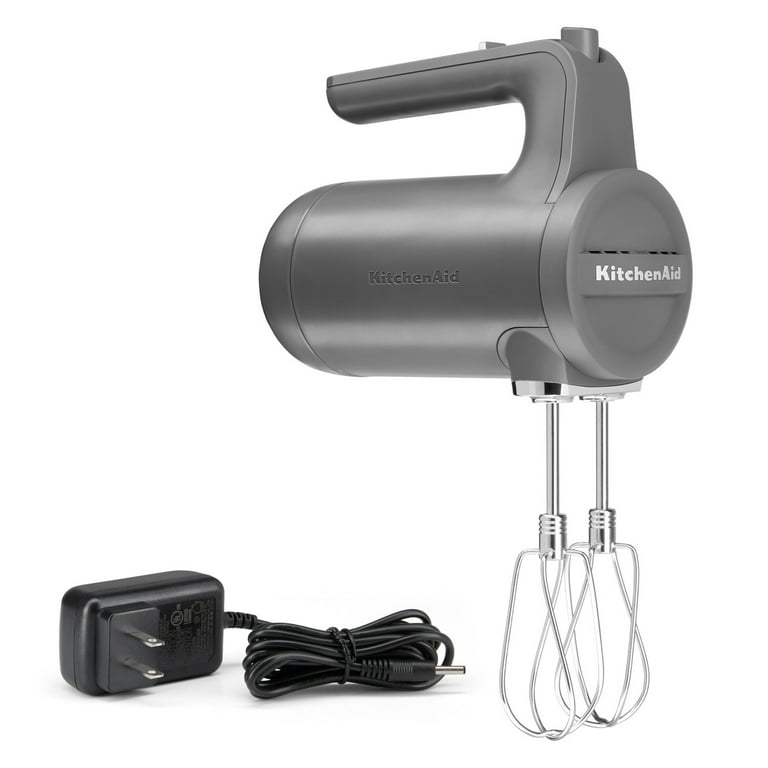 KitchenAid Cordless 7 Speed Hand Mixer - KHMB732, Matte Black