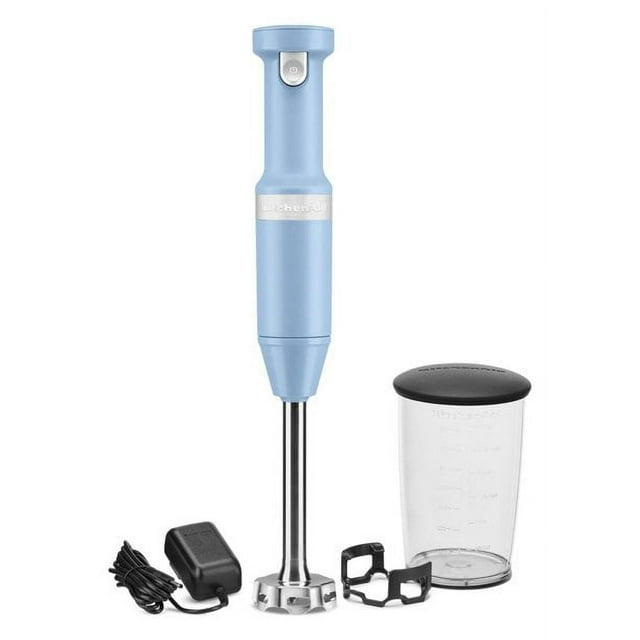 KitchenAid Cordless Variable Speed Hand Blender, Blue Velvet, KHBBV53