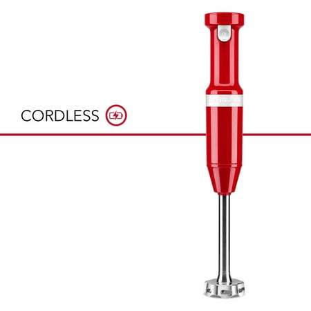 KitchenAid - Cordless Variable Speed Hand Blender - Empire Red