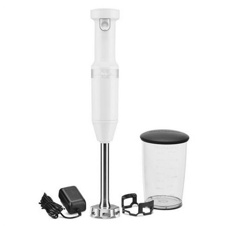 KitchenAid - Cordless Variable Speed Hand Blender - White