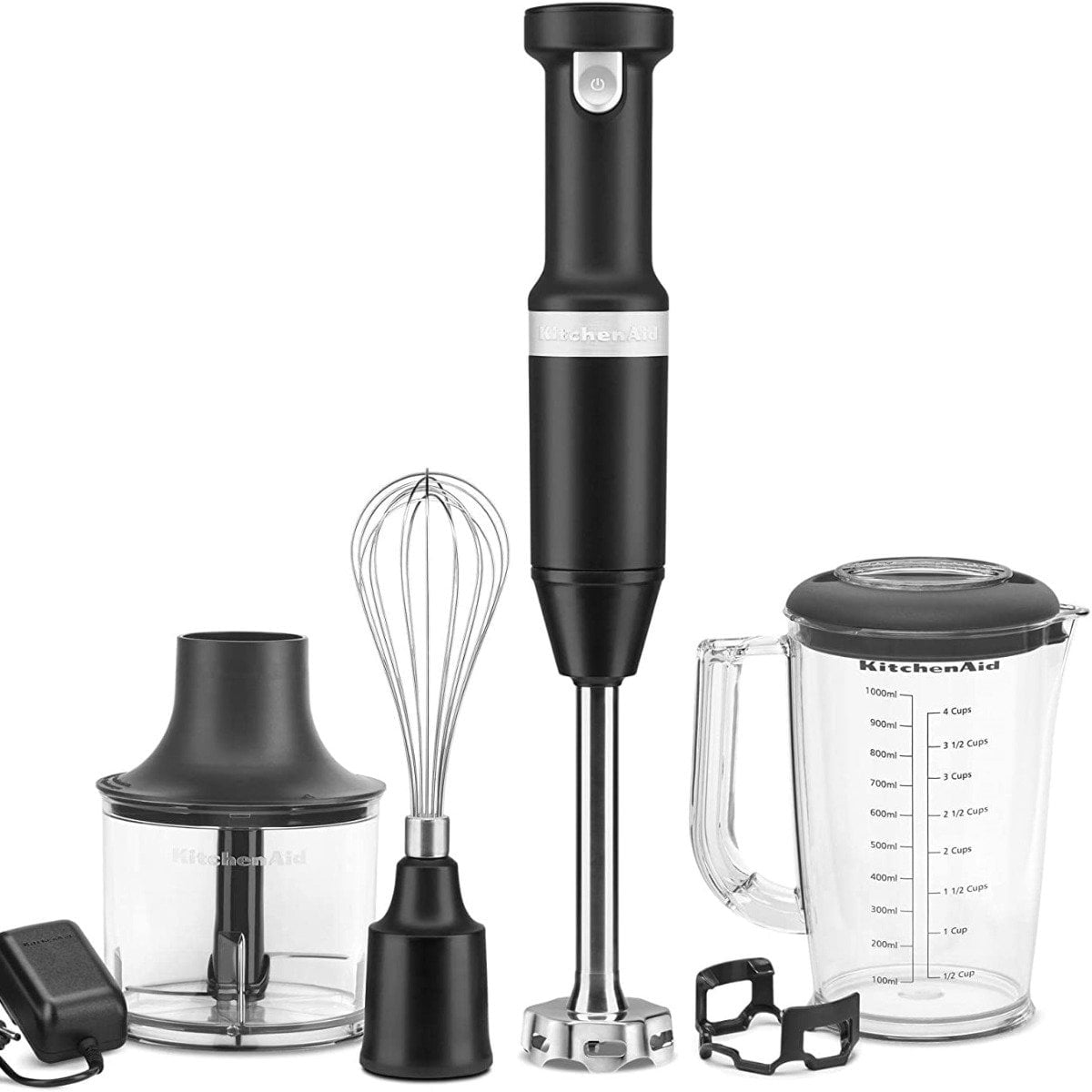 KitchenAid Cordless Variable Speed Hand Blender with Chopper and Whisk