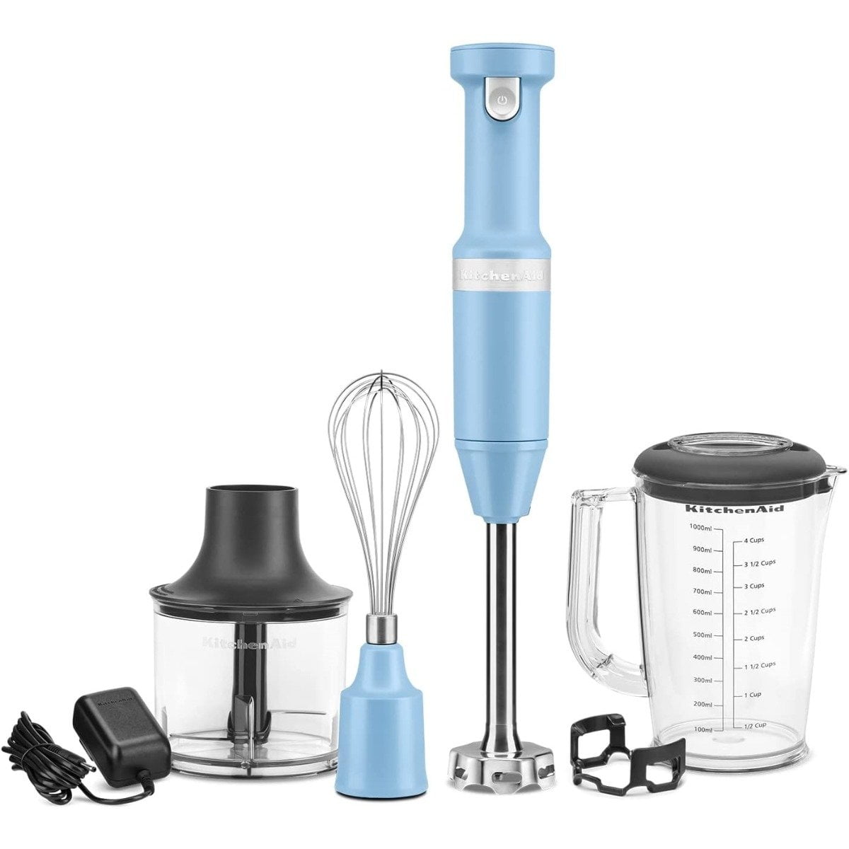Stainless Steel Hand Blender 5 Adjustable Speed Handheld Blenders  Detachable with Whisk Mixing Cup Chopper Bowl Kitchen Gadgets - AliExpress