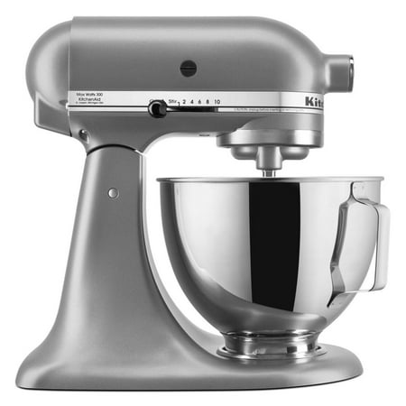 KitchenAid - Deluxe 4.5 Qt. Tilt-head Stand Mixer - Silver