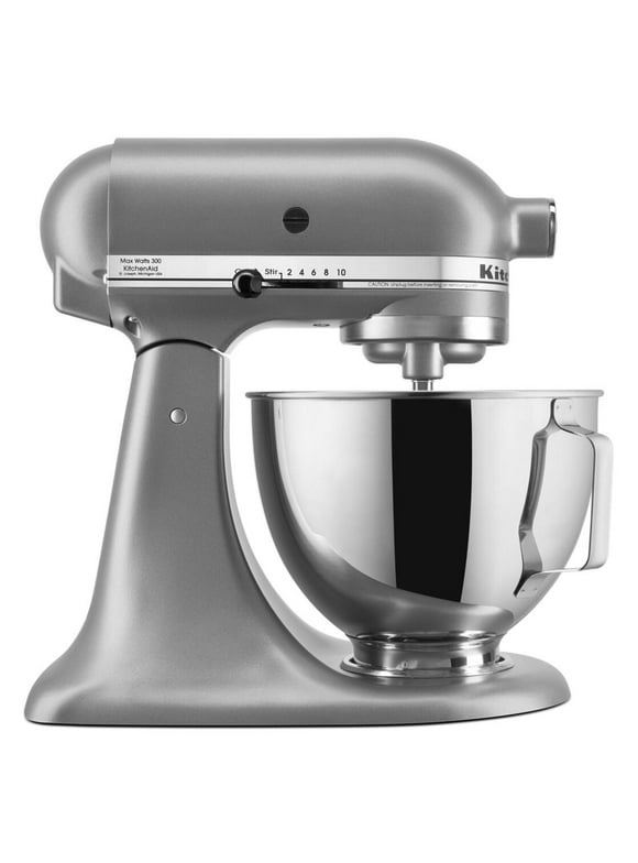 KitchenAid® Deluxe 4.5 Quart Tilt-Head Stand Mixer, Silver, KSM97