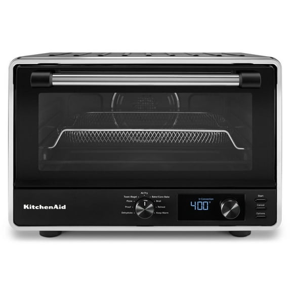 KitchenAid Digital Countertop Oven with Air Fry and Pizza | Matte Black