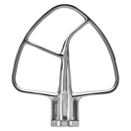 KitchenAid - Double Flex Edge Beater for Select Bowl-Lift Stand Mixers - Silver