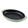 thumbnail image 1 of KitchenAid Enameled Cast Iron 2.5 Quart Au Gratin, Pistachio, 1 of 10