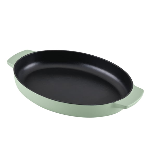 KitchenAid Enameled Cast Iron 2.5 Quart Au Gratin, Pistachio