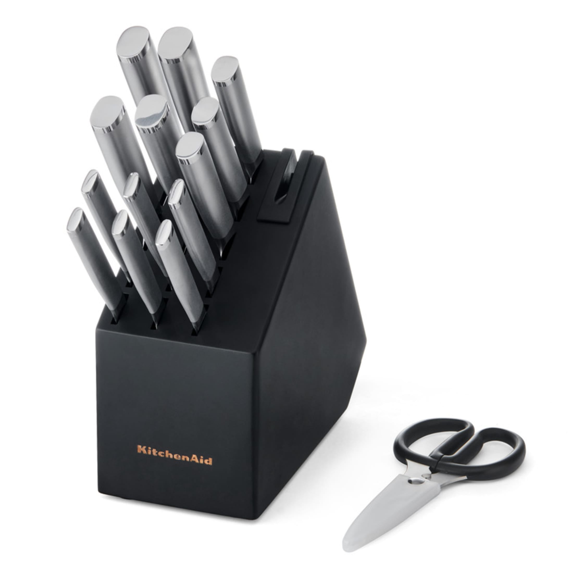 希少・高級KitchenAid 赤 ハンドル 包丁セット 木製ブロック付き KitchenAid Knife Sets, Knife Block Sets and Kitchen Cutlery