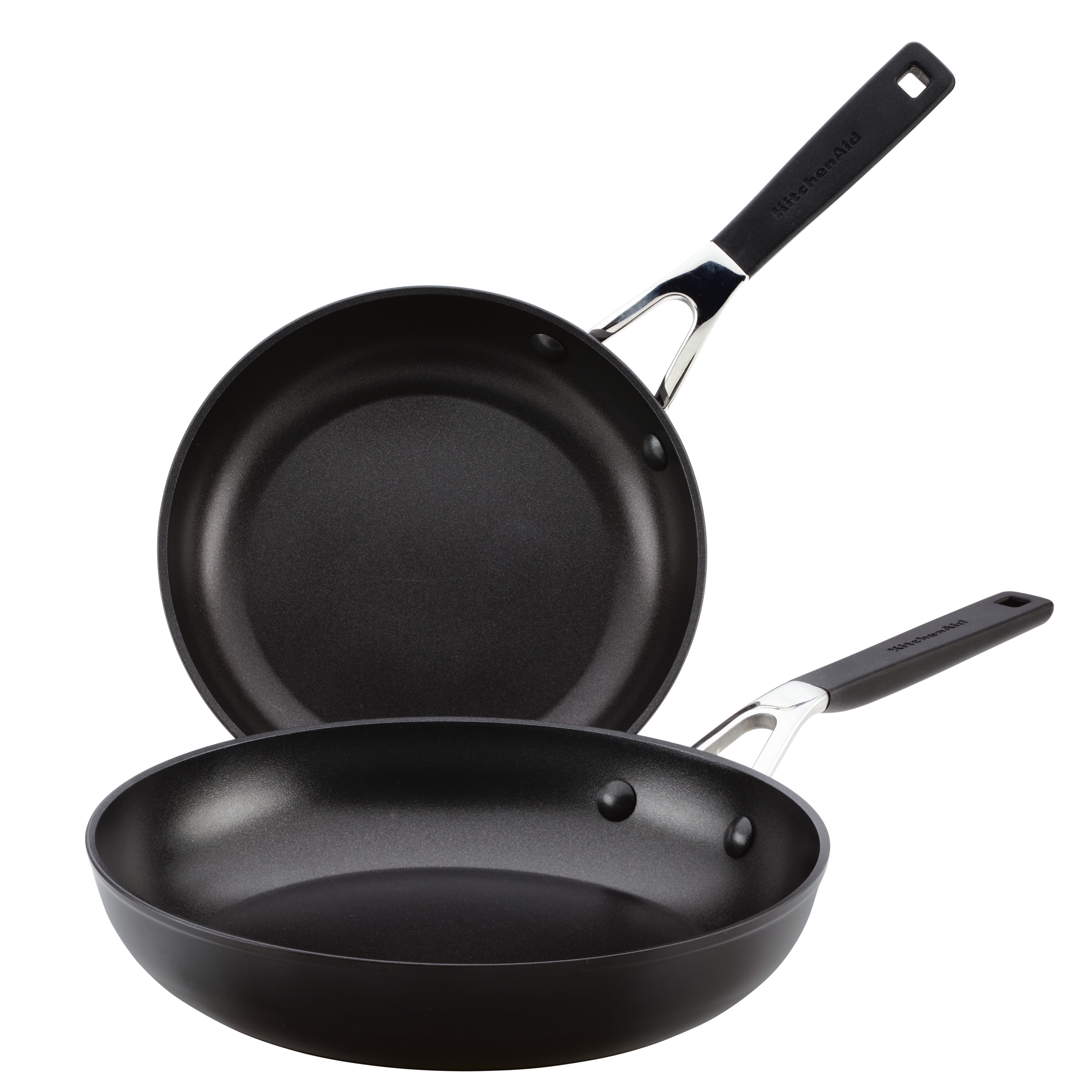 Onyx Hard Anodized Aluminum Nonstick Frying Pan Set, 2-Piece