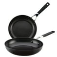 thumbnail image 1 of KitchenAid Hard Anodized 8.25 inch and 10 inch Nonstick Frying Pan Set, Onyx Black, 1 of 10