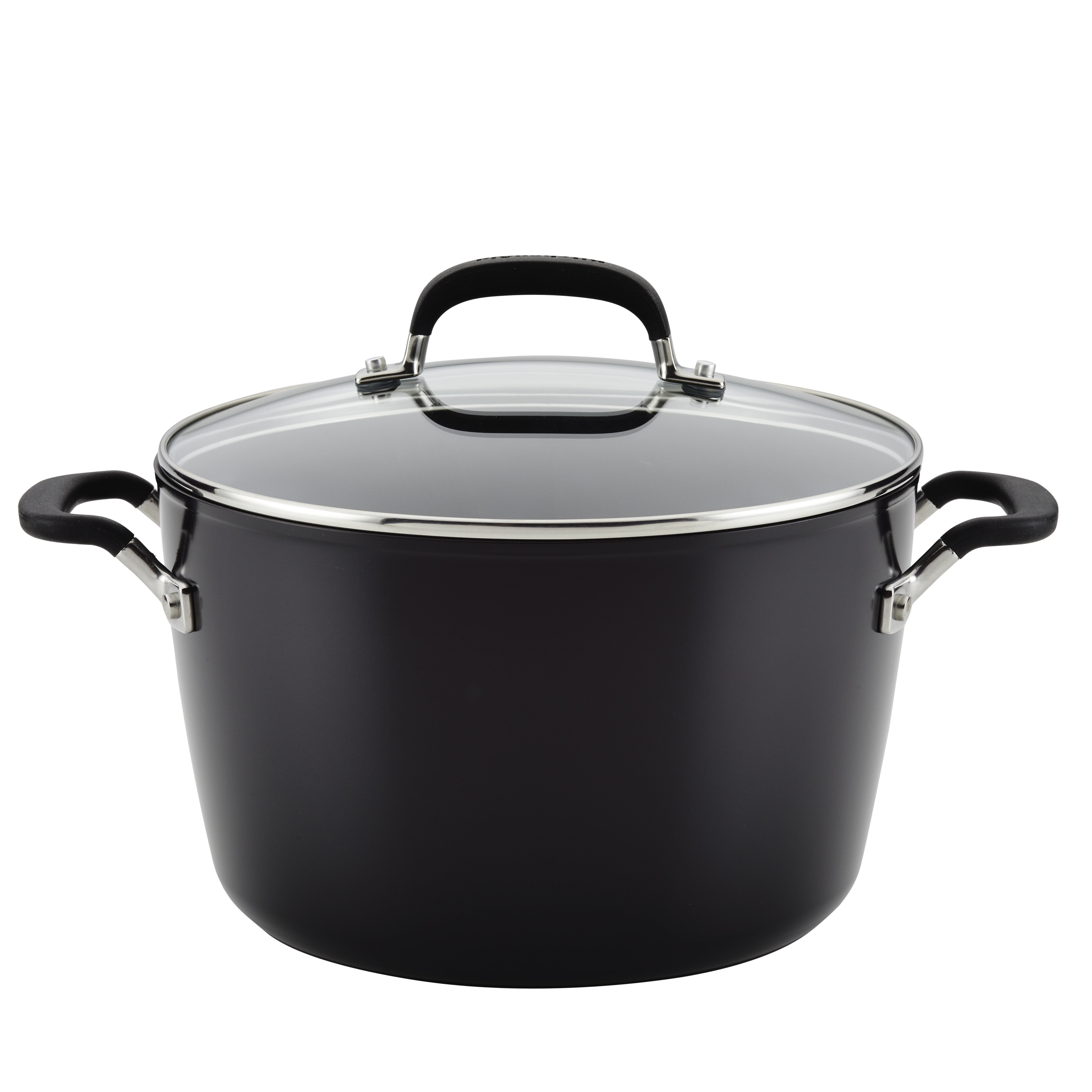 KitchenAid Hard Anodized 8 Quart Nonstick Stockpot with Lid