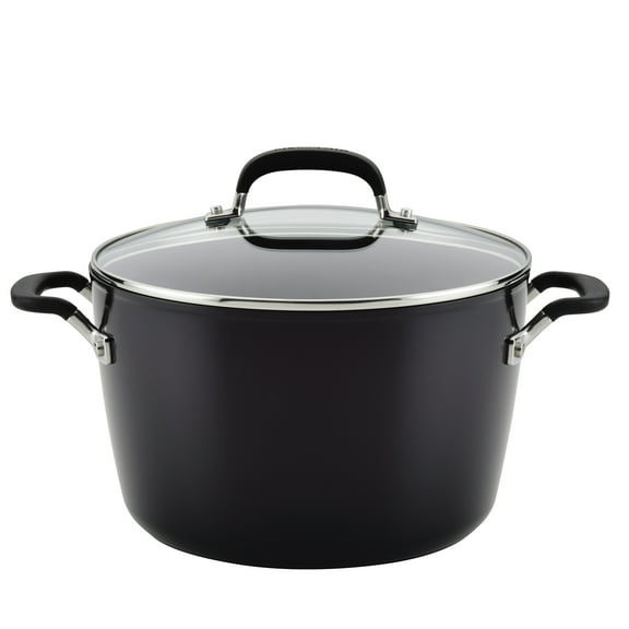 KitchenAid Hard Anodized 8 Quart Nonstick Stockpot with Lid