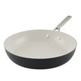 thumbnail image 1 of KitchenAid Hard Anodized 12.25 Inch Ceramic Nonstick Frying Pan, Oven Safe to 500°F, Matte Black, 1 of 4