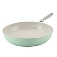thumbnail image 1 of KitchenAid Hard Anodized 12.25 Inch Ceramic Nonstick Frying Pan, Oven Safe to 500°F, Pistachio, 1 of 9