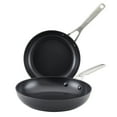 thumbnail image 1 of KitchenAid Hard-Anodized 2 Pcs Induction Nonstick Frying Pan Set, Dishwasher Safe and Oven Safe to 500°F, Matte Black, 1 of 10