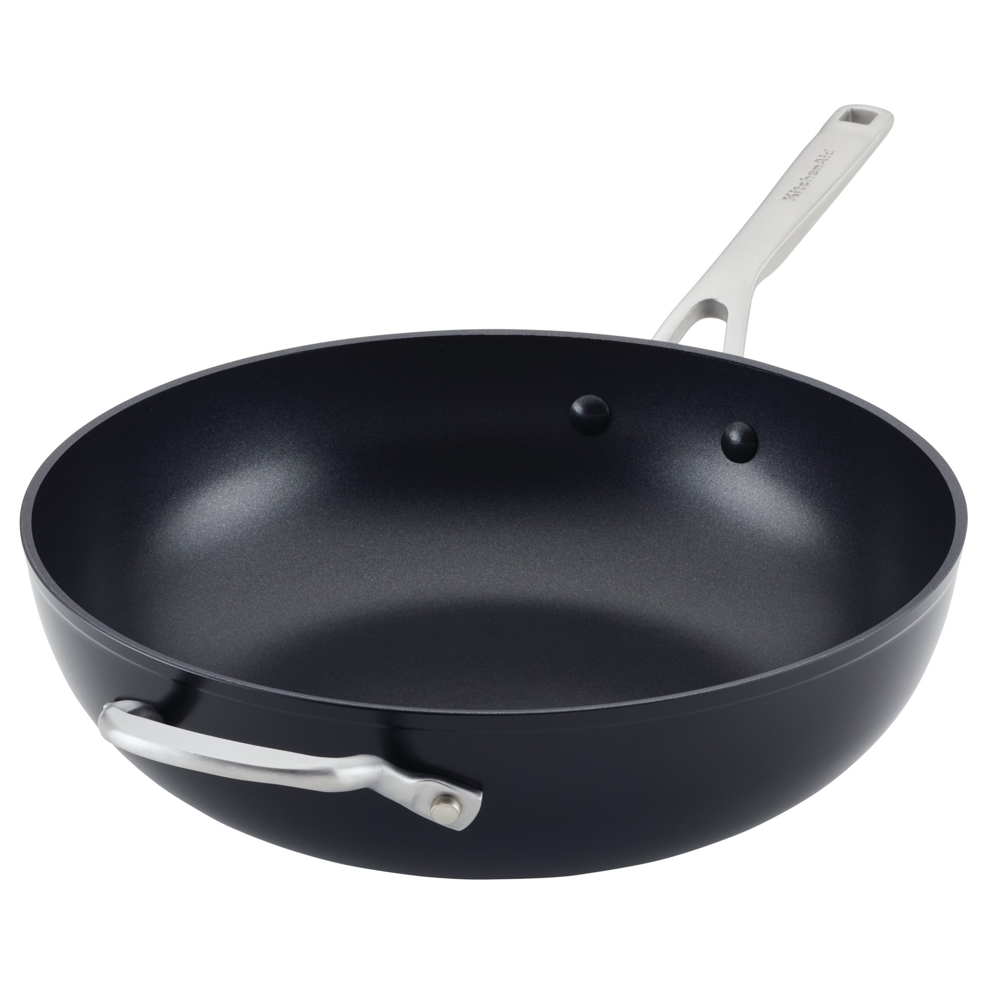Stainless Steel Wok, Nonstick Deep Frying Pan For Stir- Fry