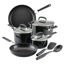  Thyme & Table 12-Piece Nonstick Ceramic Cookware Set,  Rainbow/Ideal for cooking exquisite dishes/Mom needs it/Ideal product for  Chef/This product should not be missing in your home.: Home & Kitchen