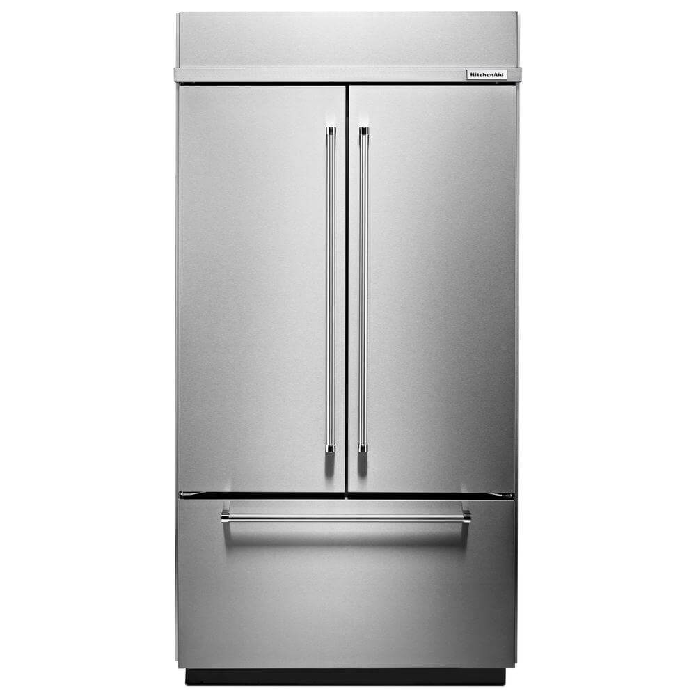 KitchenAid KBFN502ESS 24.2 Cu. Ft. Stainless Built-in French Door Refrigerator - image 1 of 6