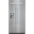 thumbnail image 1 of Kitchenaid KBSD602ESS 25.0 Cu. Ft 42-inch Width Built-in Side By Side Refrigerator, 1 of 3