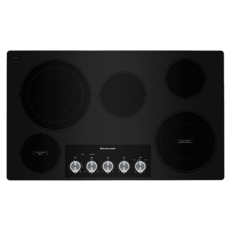 KitchenAid - 36" Built-In Electric Cooktop - Stainless Steel
