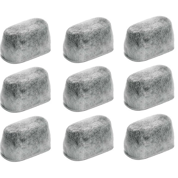 KitchenAid KCM11WF Charcoal Water Filter Replacement By NISPIRA - 9 Pack
