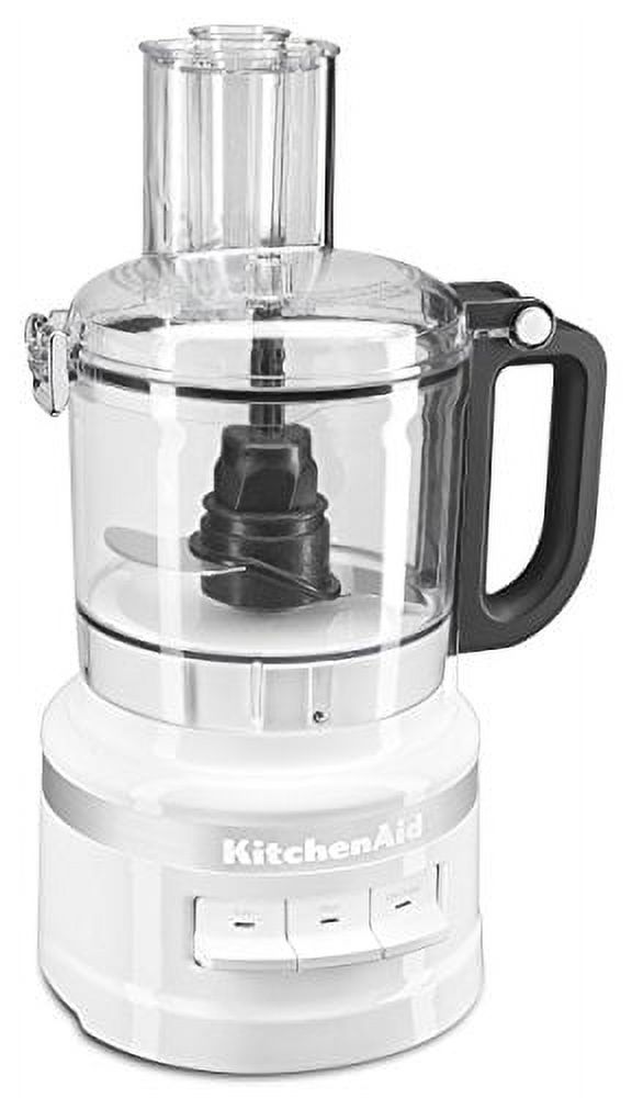 KitchenAid KFP0718WH Easy Store Food Processor, 7 Cup, White