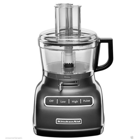 KitchenAid KFP0722QG 7-Cup Food Processor with Exact Slice System (Certified Used)
