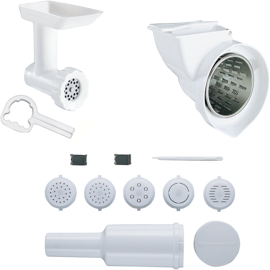 KitchenAid Stand Mixer Attachment with Food Grinder Slicer Shredder and Sausage Stuffer in Estonia at 383 Rating 5