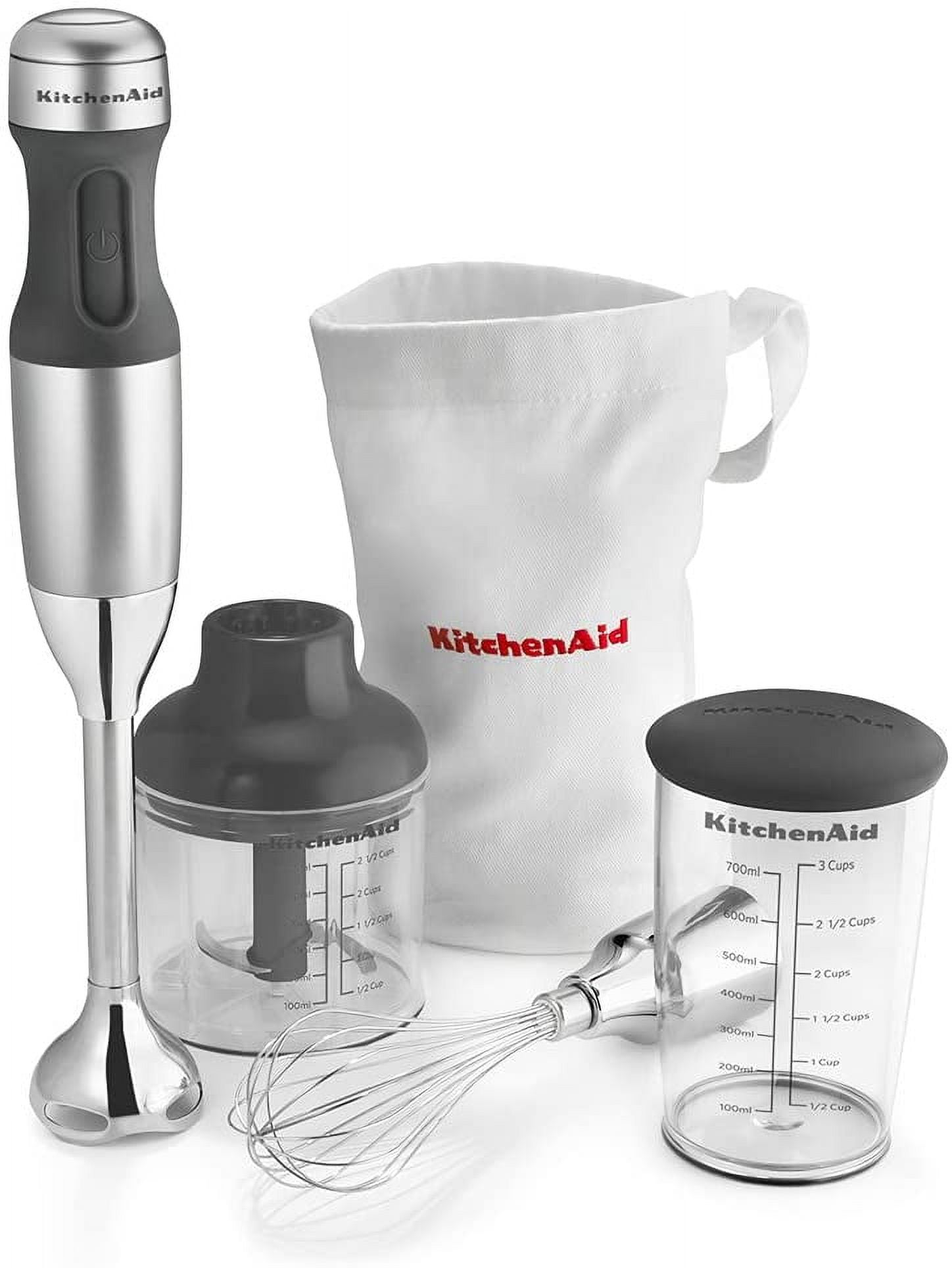  KitchenAid KHB2561CU 5-Speed Hand Blender - Contour Silver:  Electric Hand Blenders: Home & Kitchen