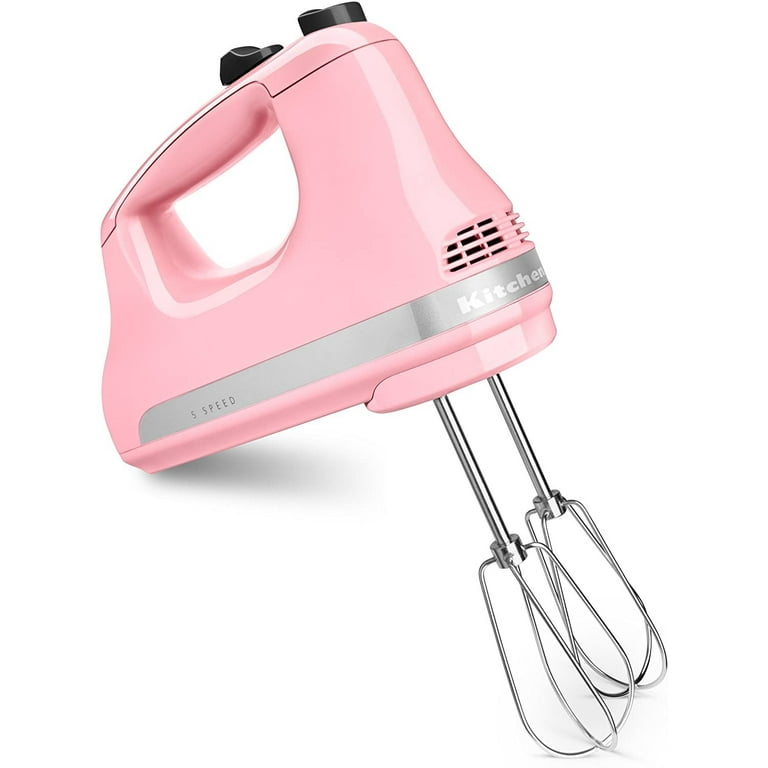 KitchenAid KHM512GU Ultra Power 5-Speed Hand Mixer, Guava Glaze
