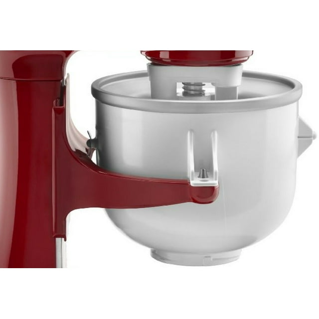 KitchenAid KICA0WH Stand Mixer Attachment Ice Cream Maker Machine for