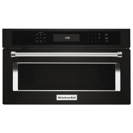 KitchenAid - 1.4 Cu. Ft. Built-In Microwave - Black Stainless Steel