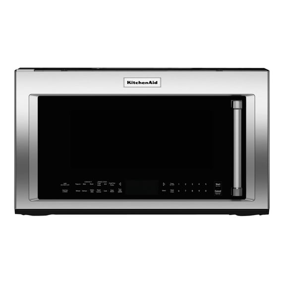 KitchenAid KMHP519ESS - Microwave oven with convection and grill - over-range - 1.9 cu. ft - 1200 W - stainless steel with built-in exhaust system