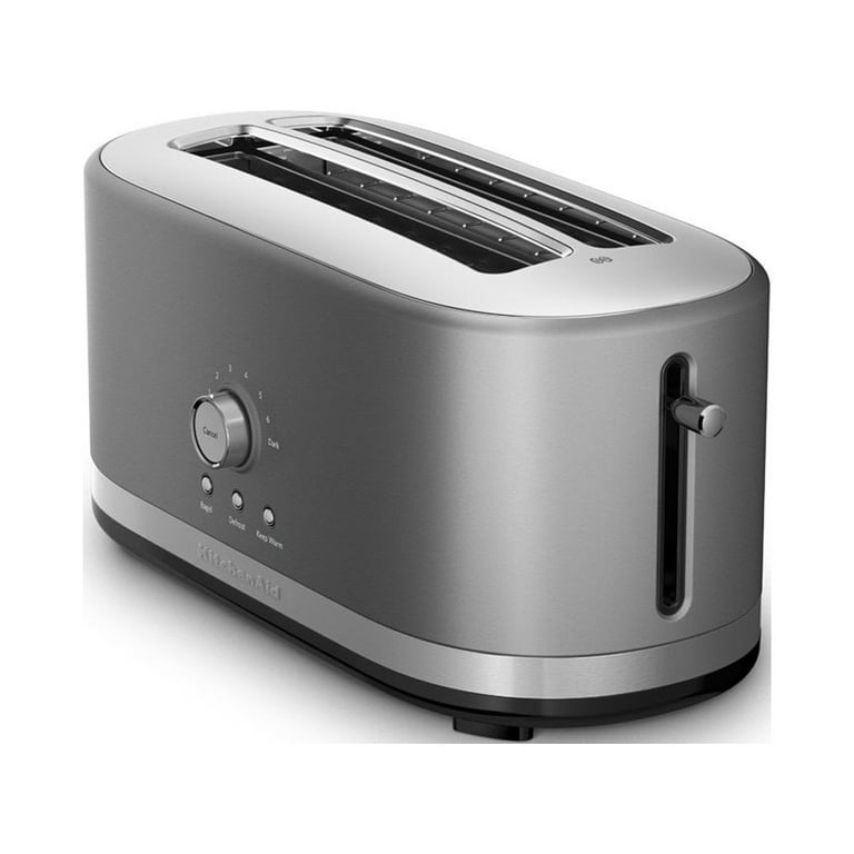 KitchenAid KMT4115SX 4-Slice Toaster with Manual High-Lift Lever Brushed Stainless Steel