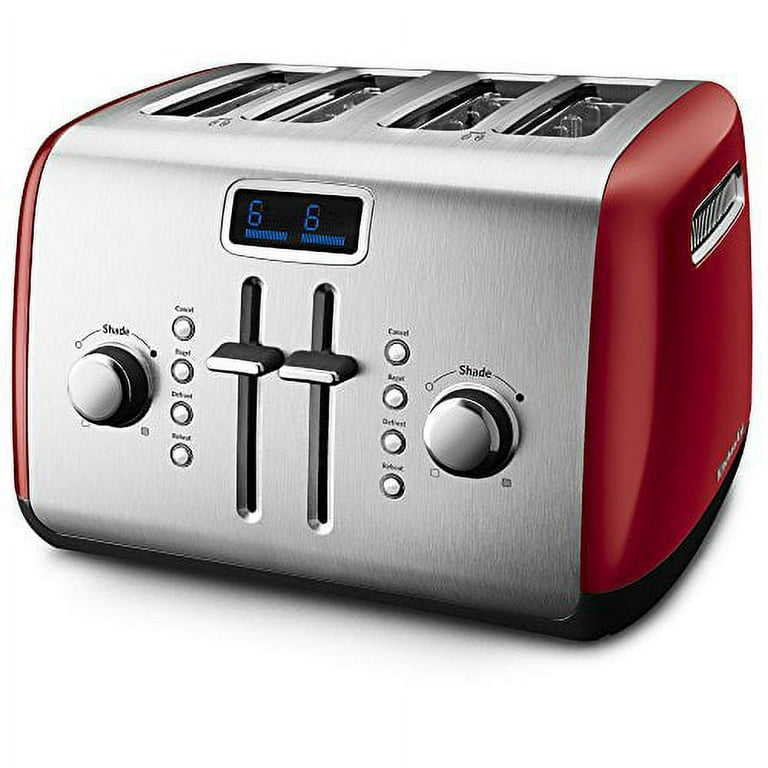 KitchenAid 4-Slice Long Slot Toaster in Empire Red