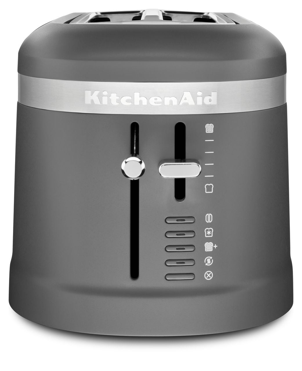 KitchenAid KMT5115BM 4 Long Slot Toaster High-Lift Lever, Black Matte Walmart.com